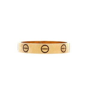Cartier Love Wedding Band Ring 18K Yellow Gold